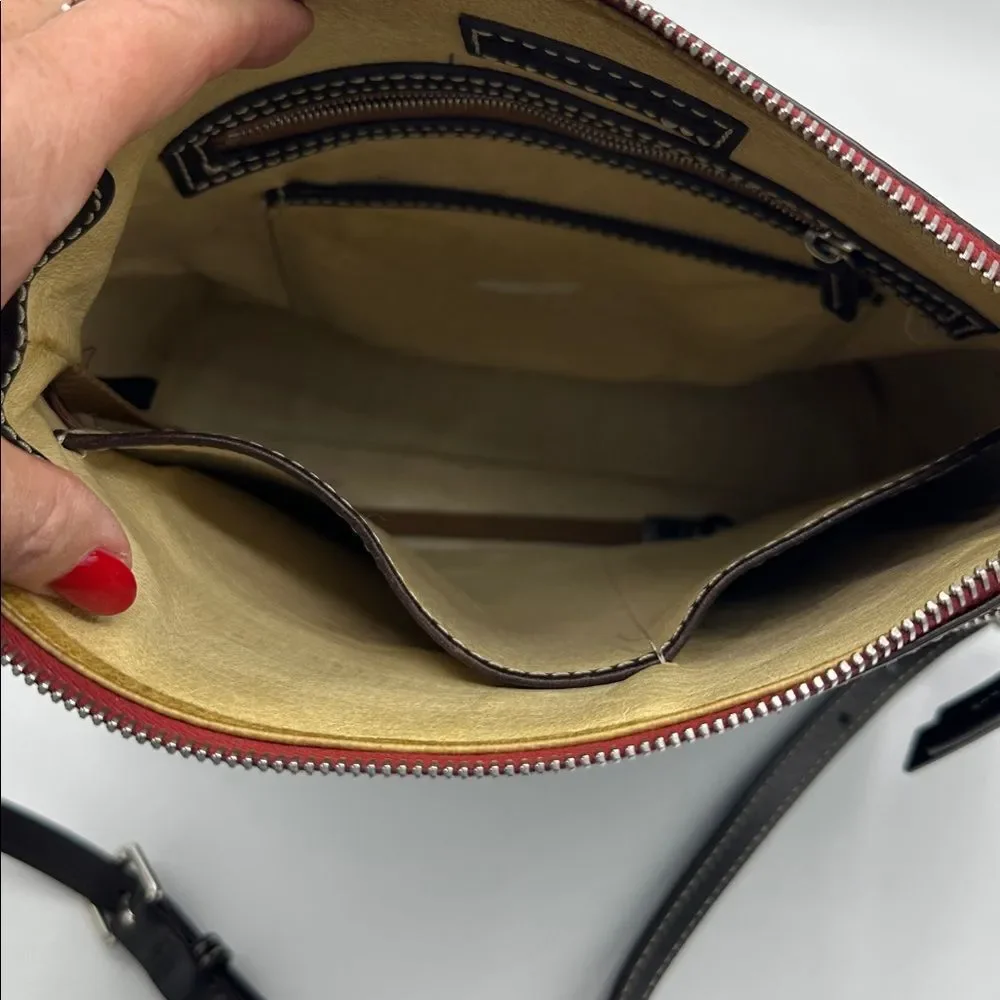 DOONEY & BOURKE BORDEAUX FLORENTINE NUEVO CROSSBODY BAG